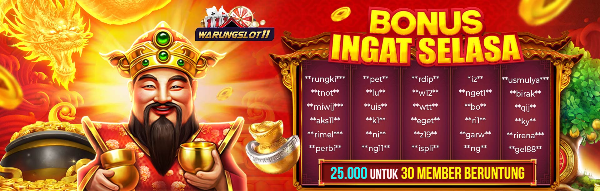 PEMENANG BONUS INGAT SELASA